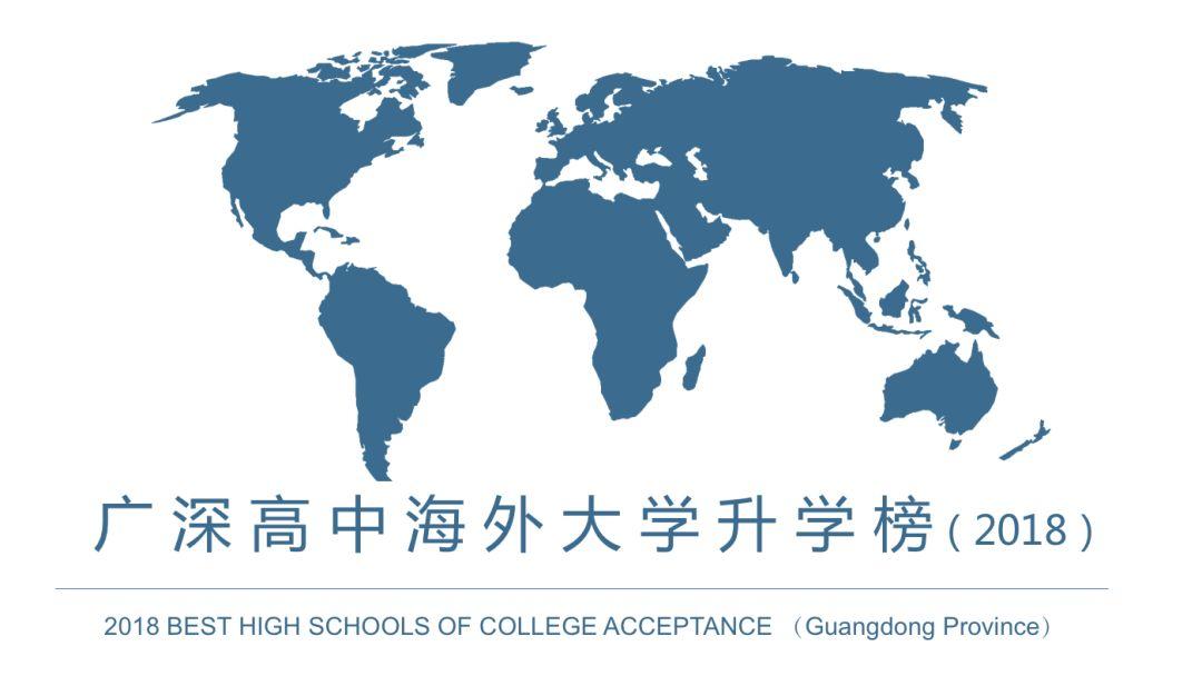 独家 | 广深高中海外大学升学榜（2018年）